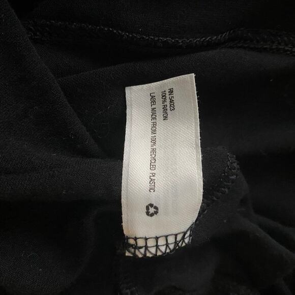 Gap sz XS 3/4 length sleeve V-neck hooded drawstring blouse‎ shirt - Picture 7 of 9